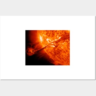 Solar flare, SDO ultraviolet image (C020/7898) Posters and Art